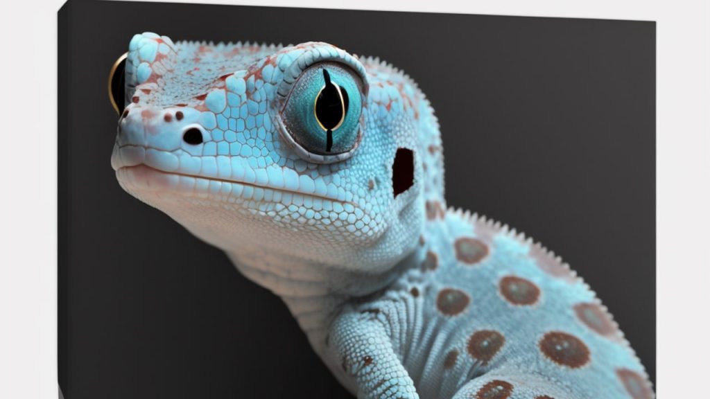 Powder Blue Tokay Gecko